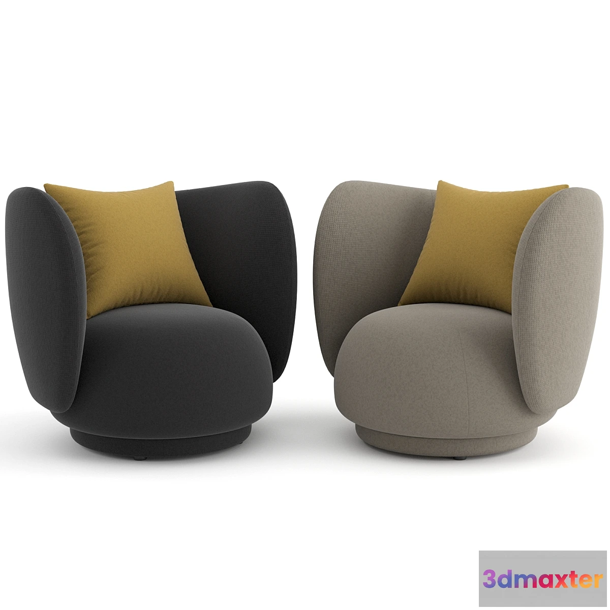 676677 - Rico Lounge Chair By ferm Living