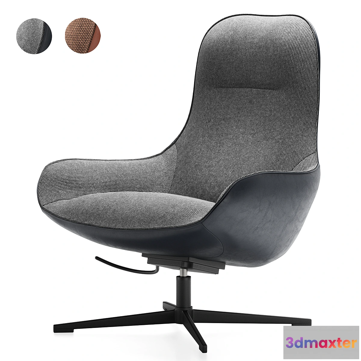 676777 - Meg Rolf Benz armchair and ottoman - No.2