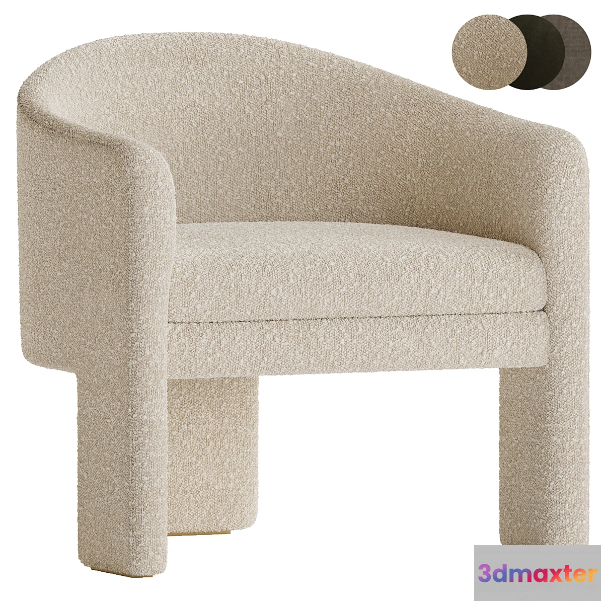 689426 - CHAIR PEBBLES by eichholtz