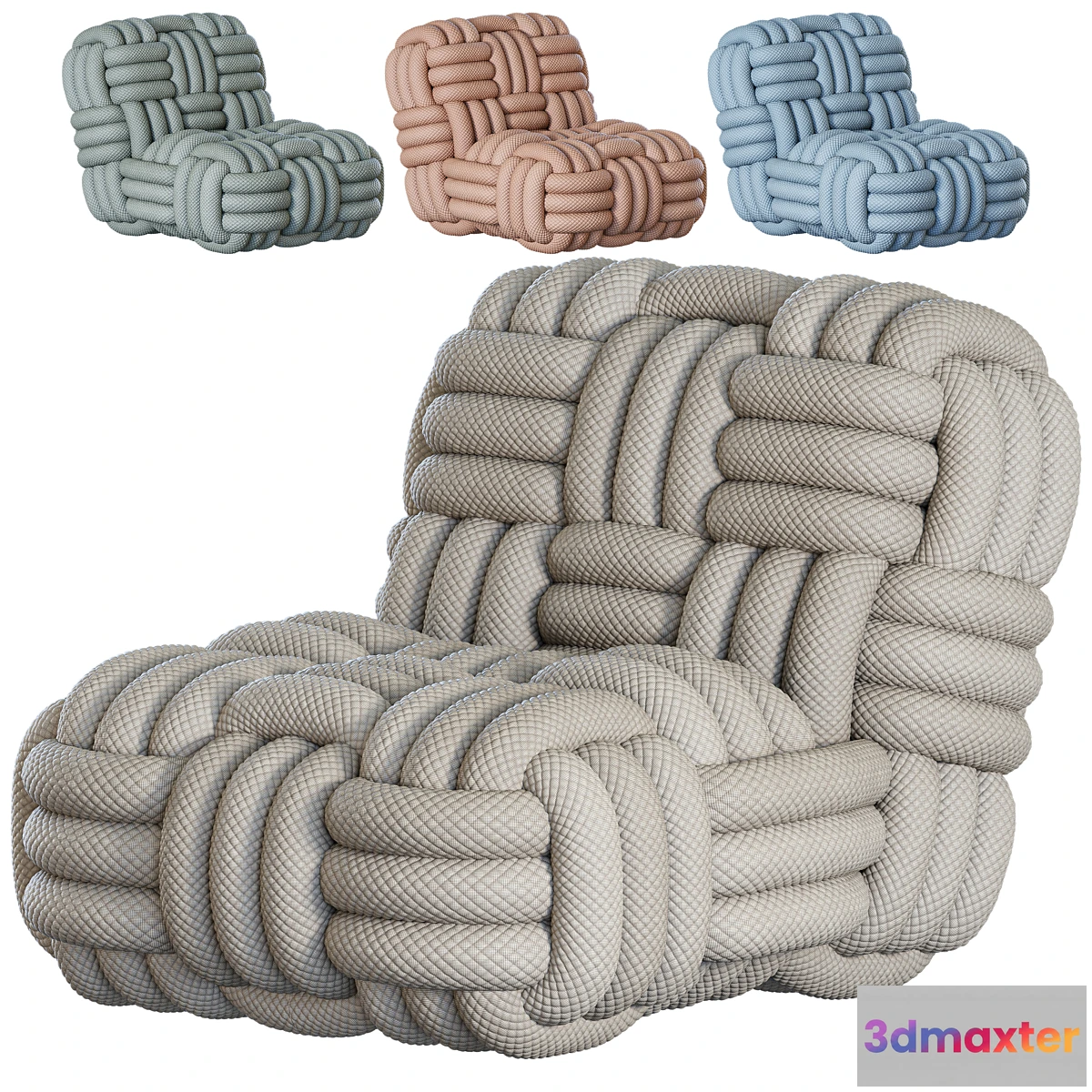 689822 - Knitty Lounge Chair by Moooi