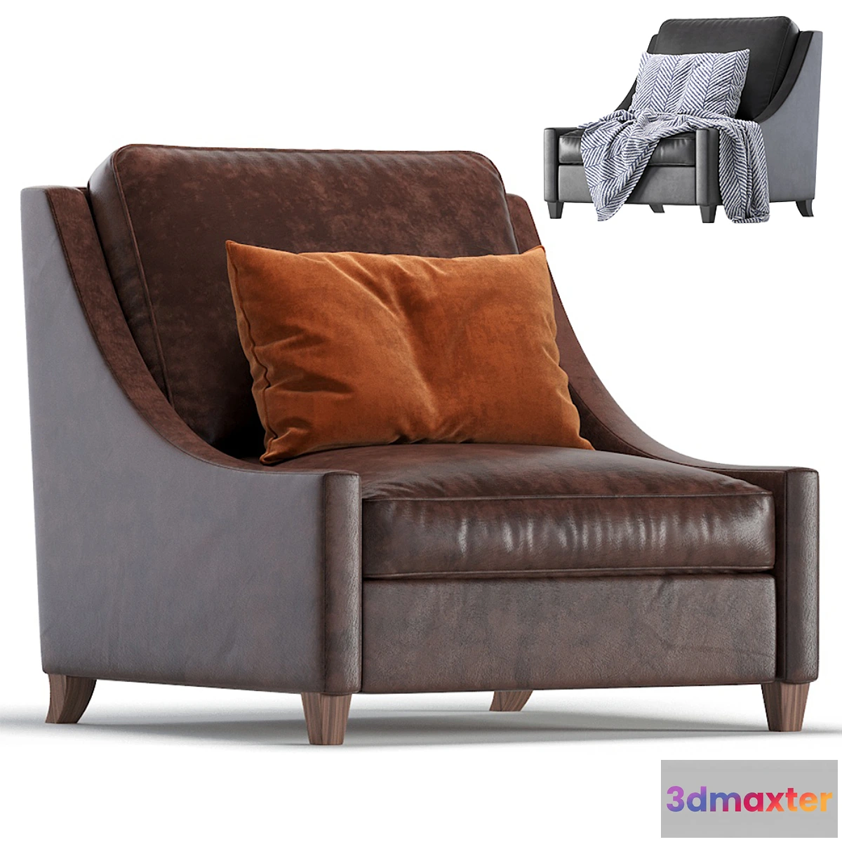 690080 - Leather Armchair Naples Cazarina Interiors 01_Кресло НЕАПОЛЬ