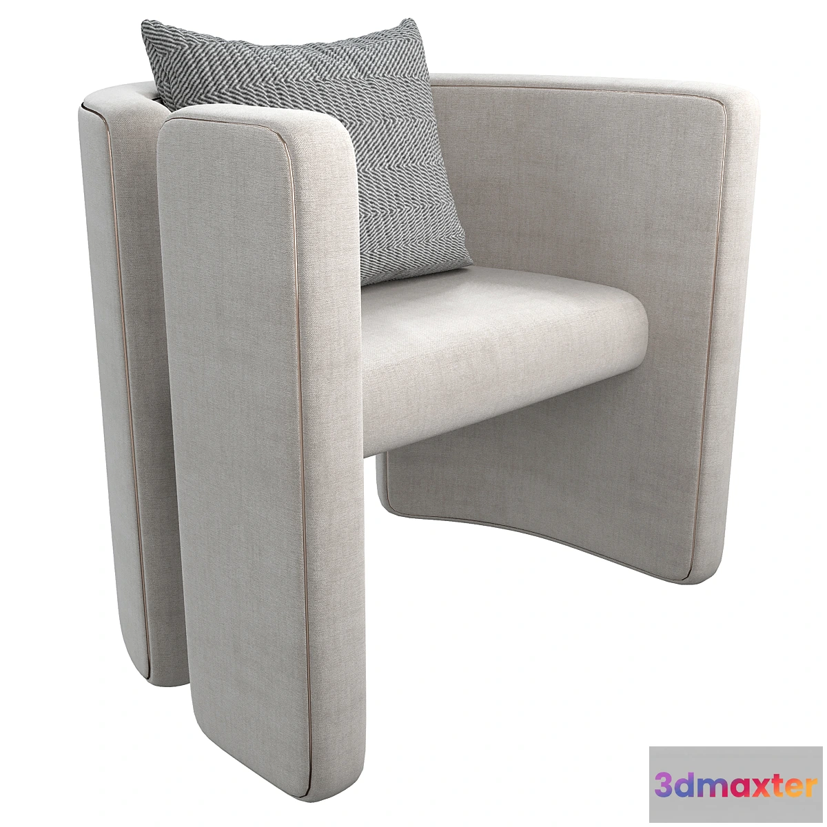690598 - Armchair Con S34 white