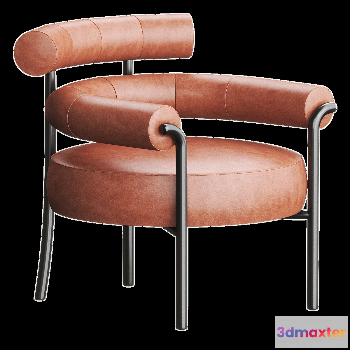 690966 - OLIO Leather armchair By DesignByThem