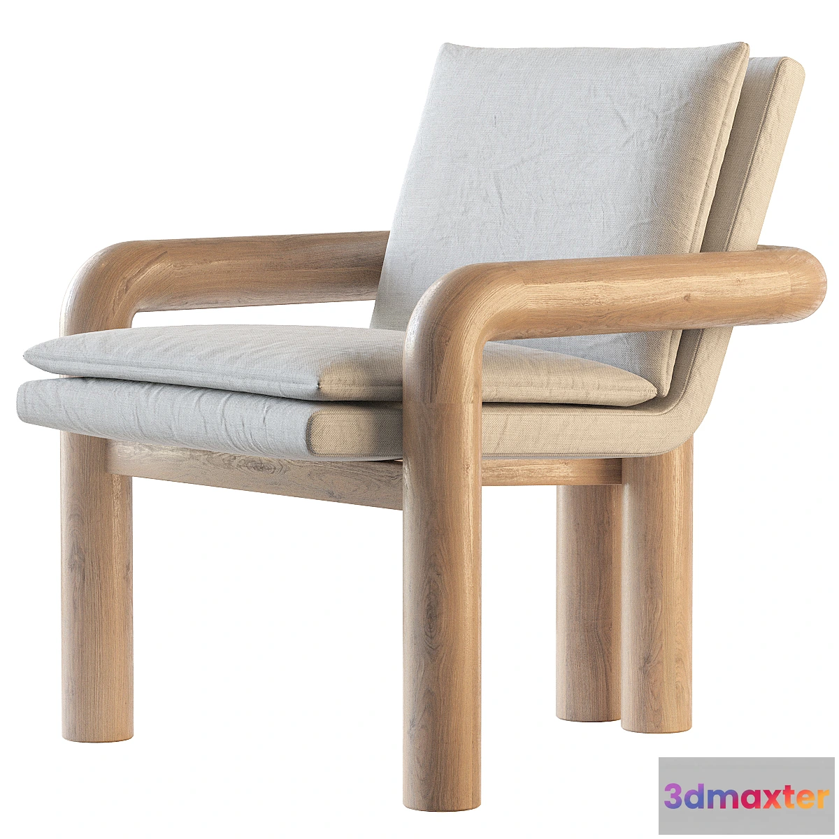 691116 - CARVED WOOD LOUNGE