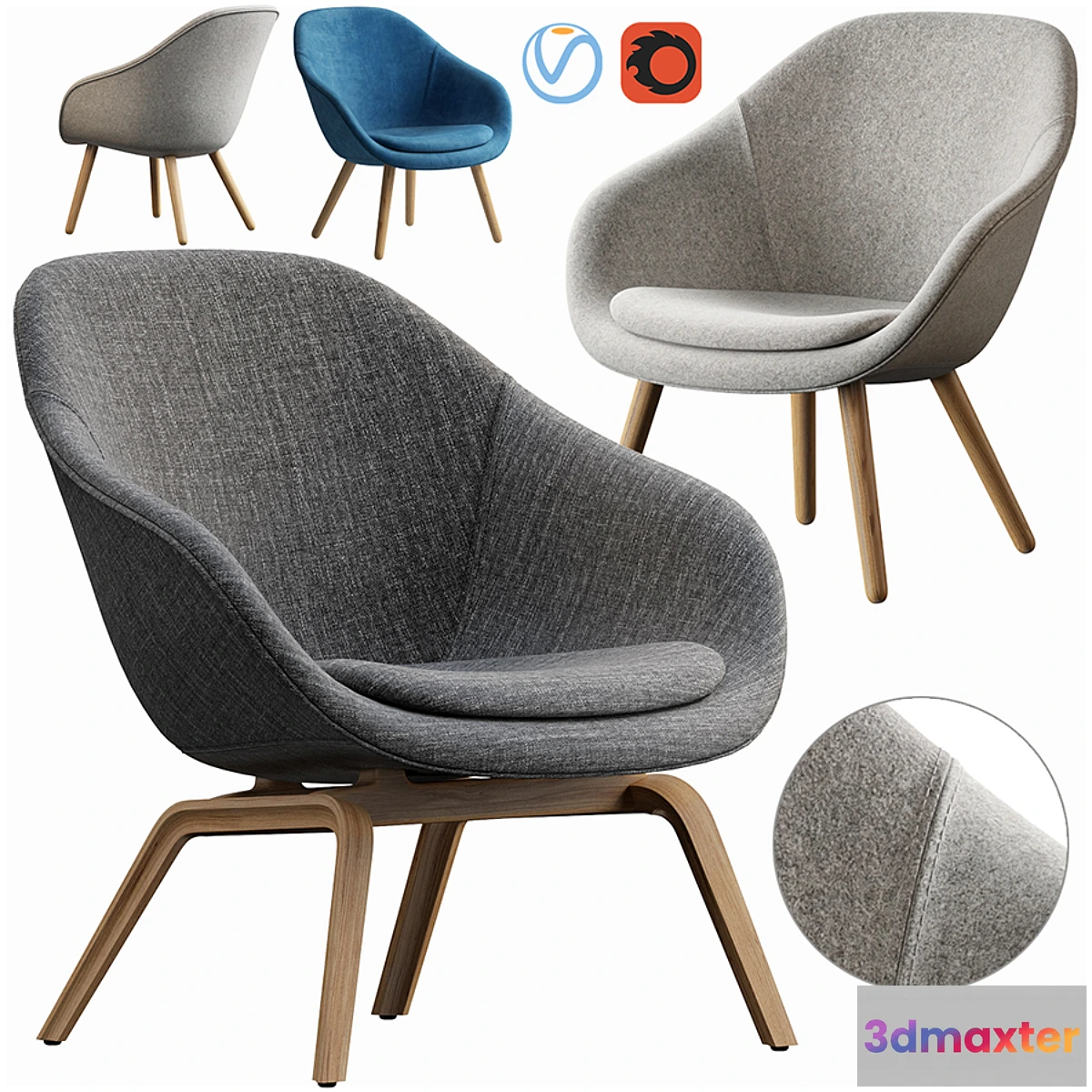 722530 - HAY LOUNGE ARMCHAIR - No.3