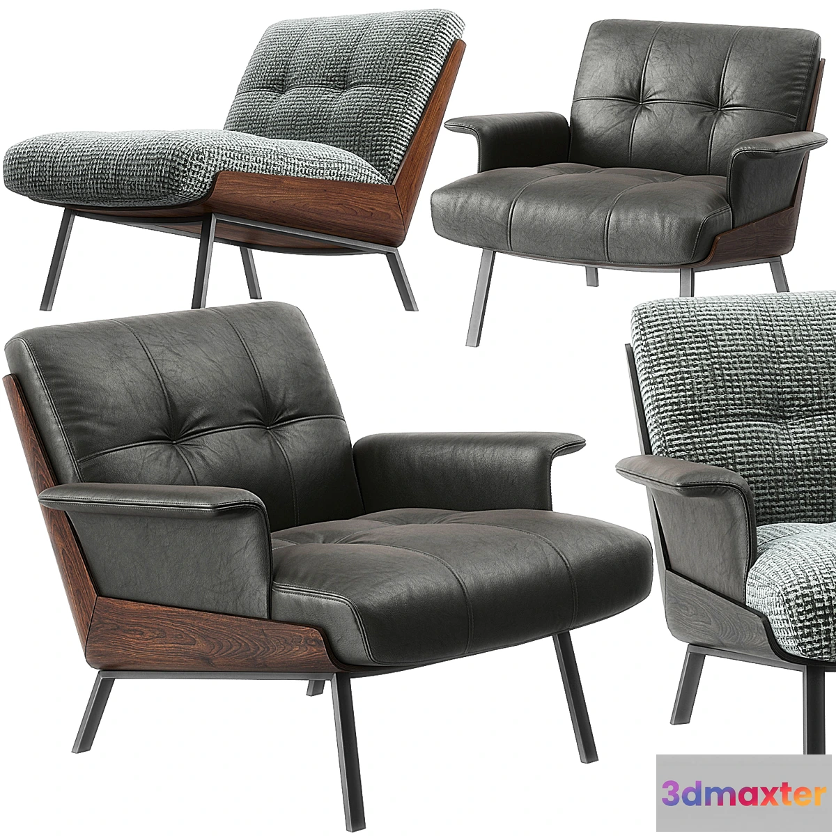 733721 - Daiki armchairs by Minotti - No.3
