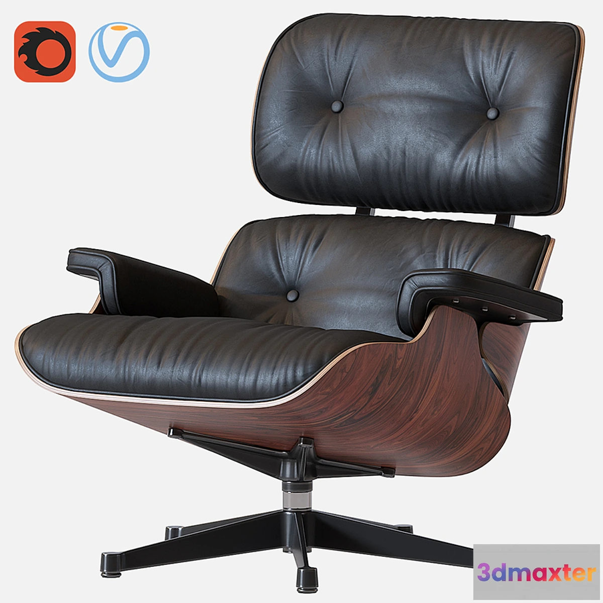 734309 - Eames Lounge Chair - No.3