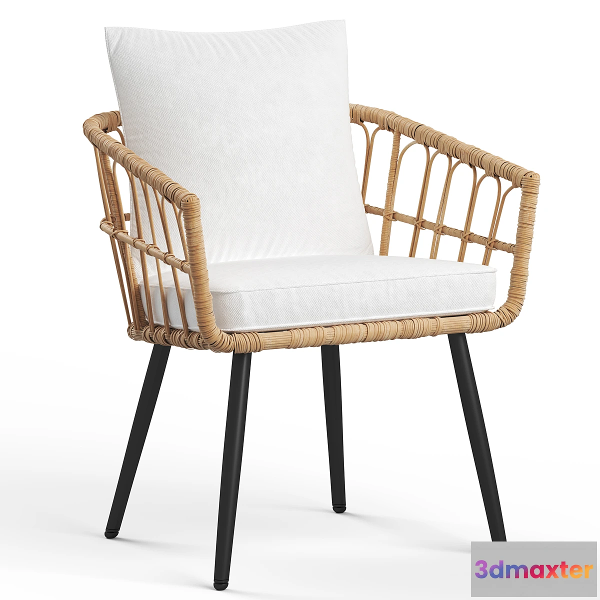 757041 - Aliyah Wicker Rattan armchair
