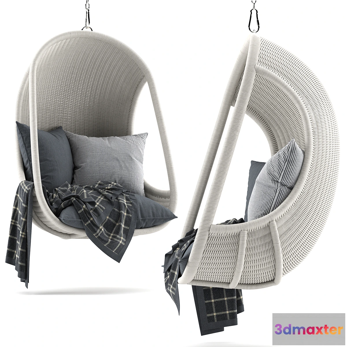 757519 - Wicker Hanging Chair Rh