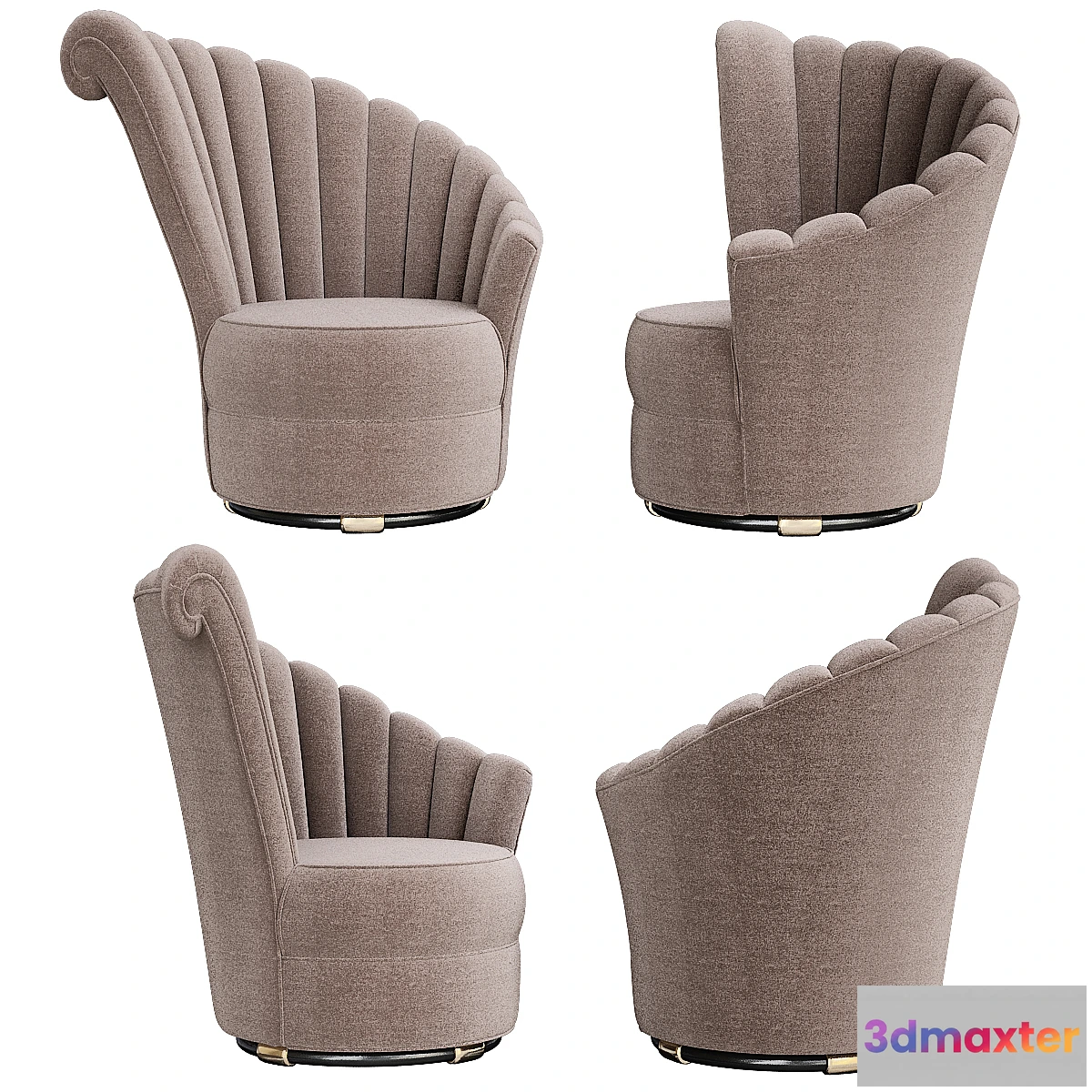 757641 - Chair Aero Left Eichholtz