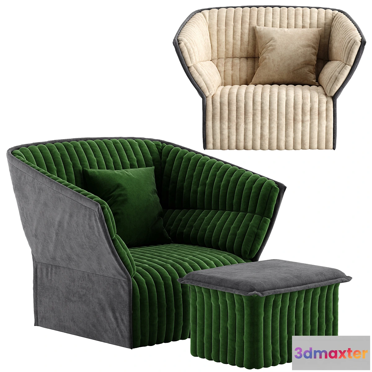 757651 - Ligne roset moel 2 chair