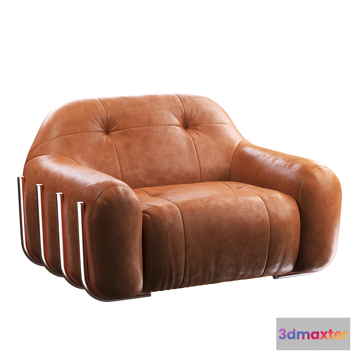 758123 - Brace Leather Chair - No.2