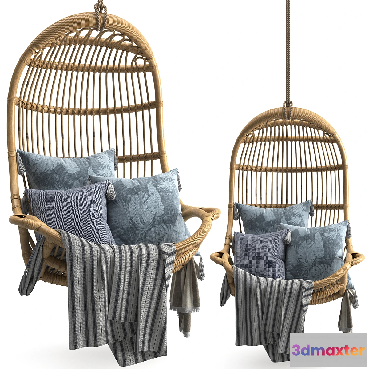 758141 - Hanging Rattan Chair