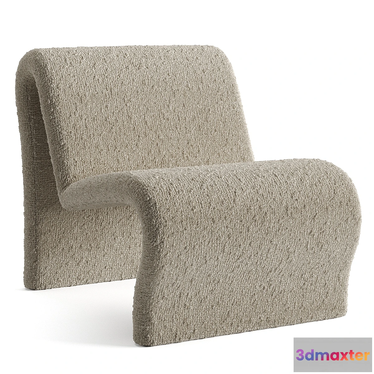 780705 - Curvy Sculptural Lounge Chair - No.3