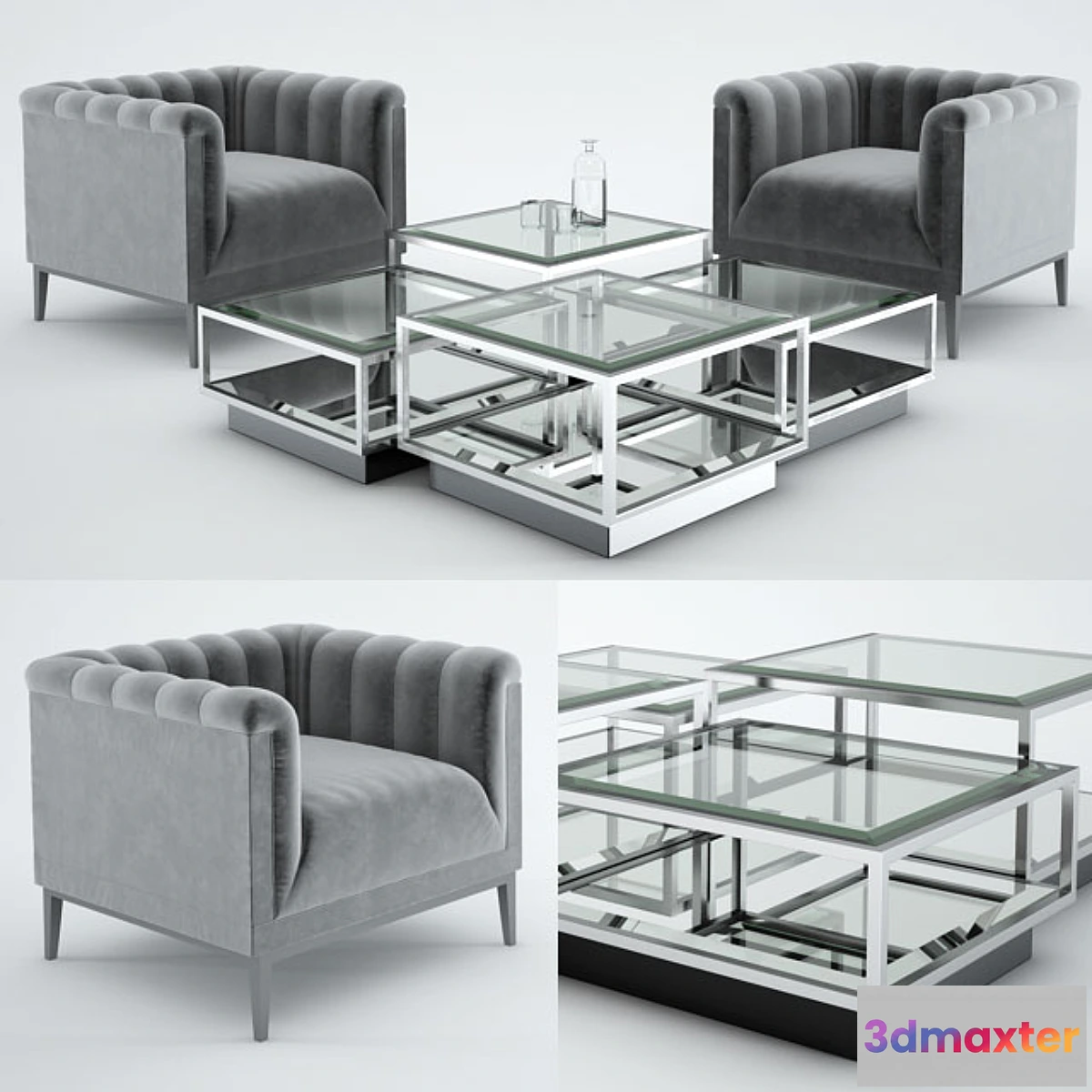 780897 - Eichholtz Raffles Chair Tortona Coffee Table