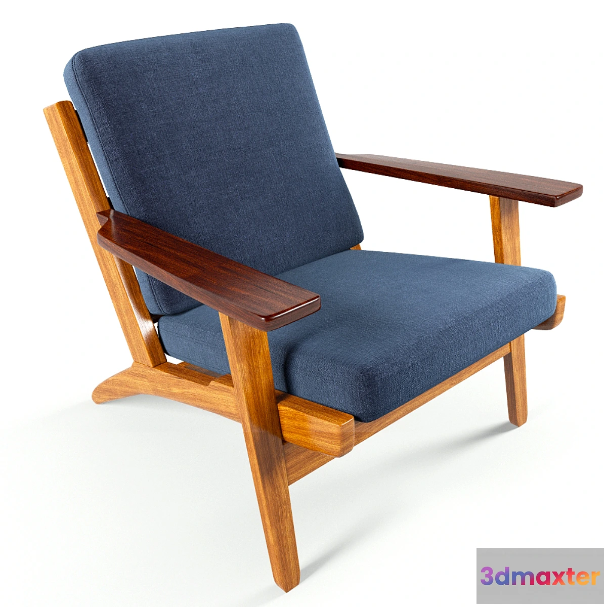 795242 - Wegner Style Plank ArmChair - No.2