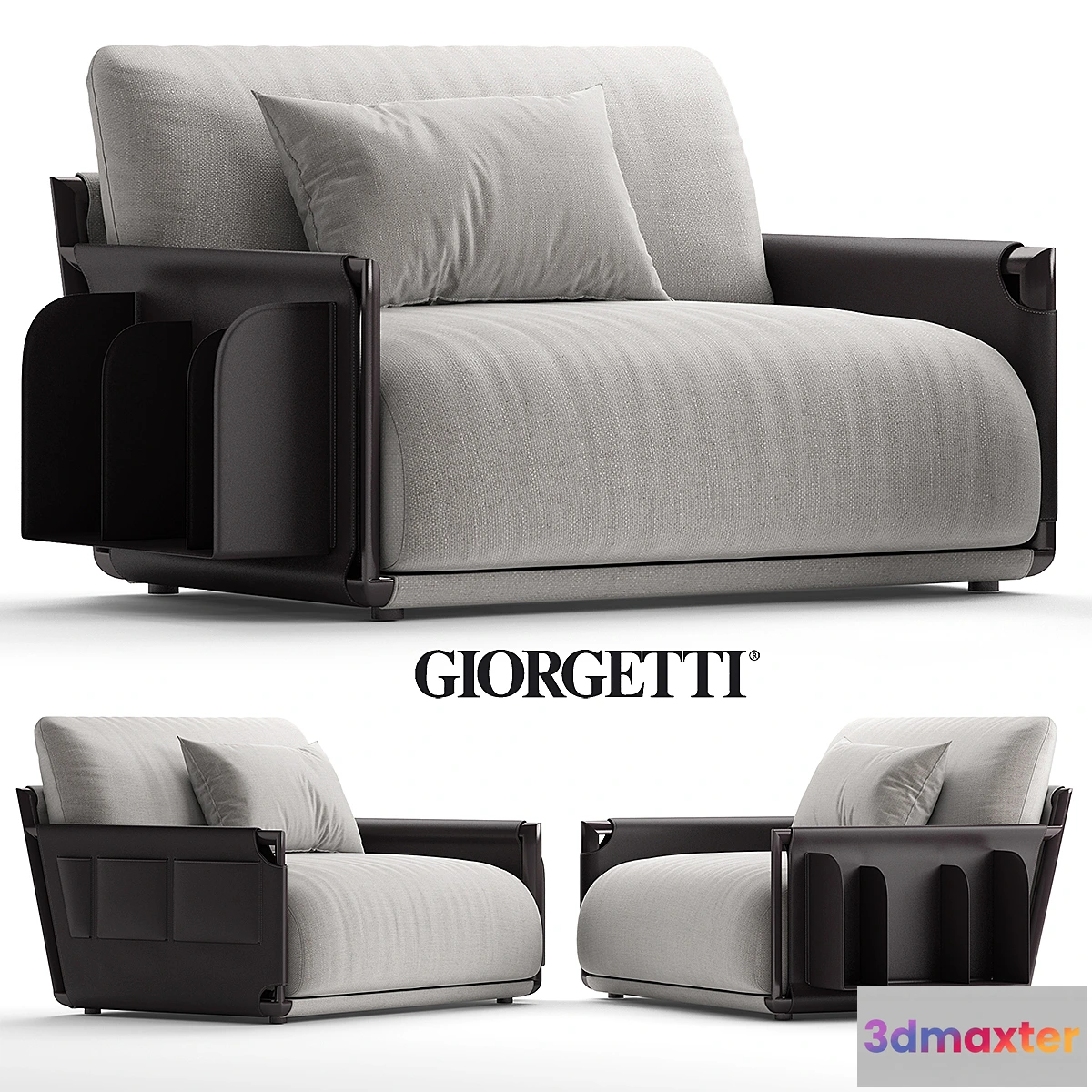 818684 - Armchair giorgetti ADAM