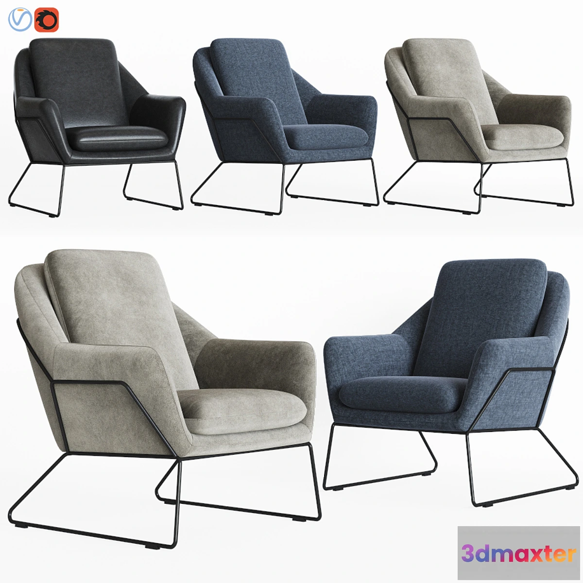 820124 - Loft Design. Armchair Model 2549 3855 - No.5