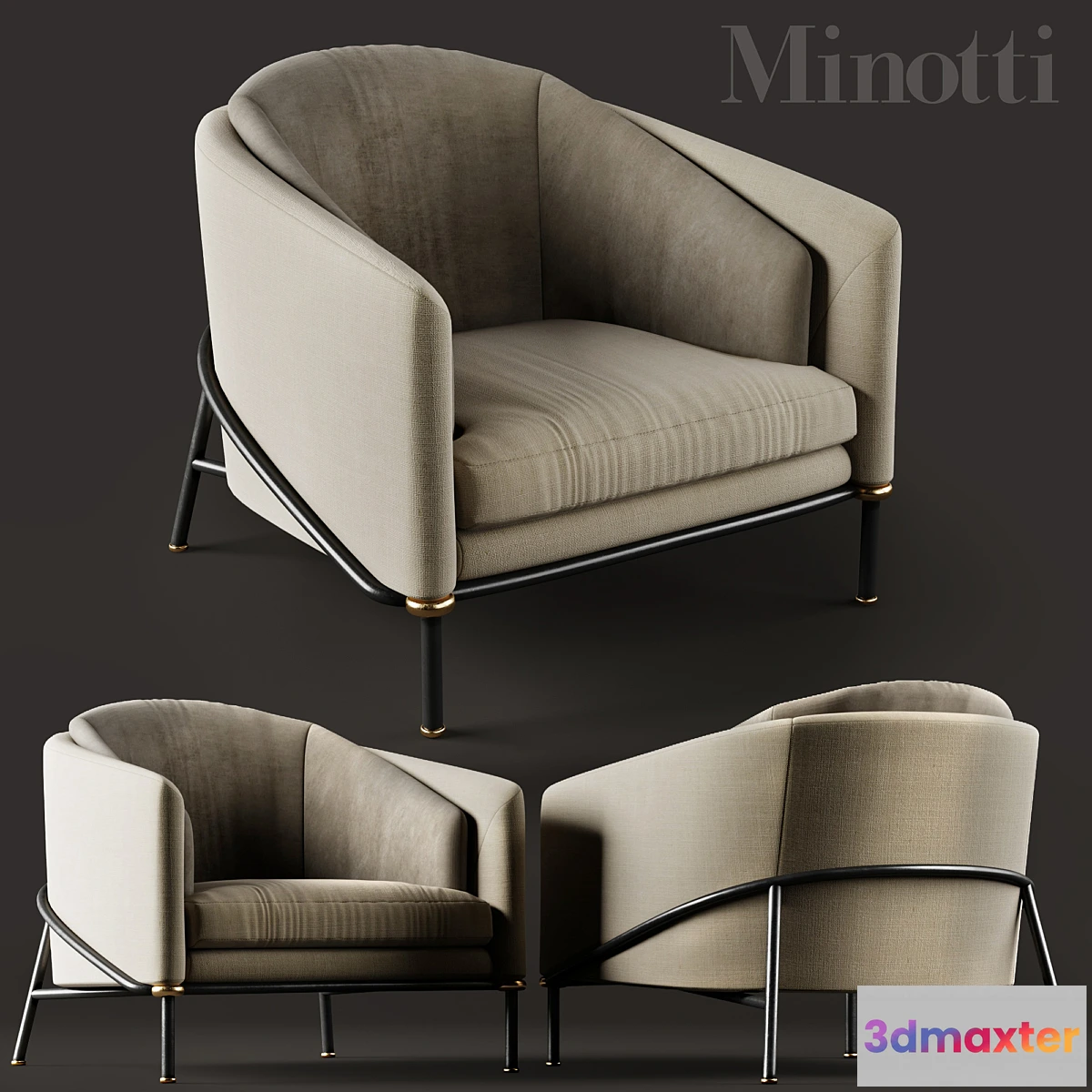 821998 - Minotti Fil noir - No.6