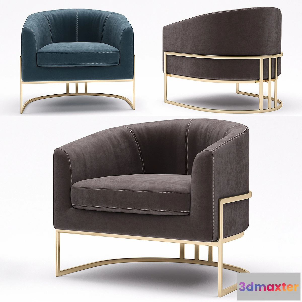 851629 - Crate & Barrel Tub Chair - No.3