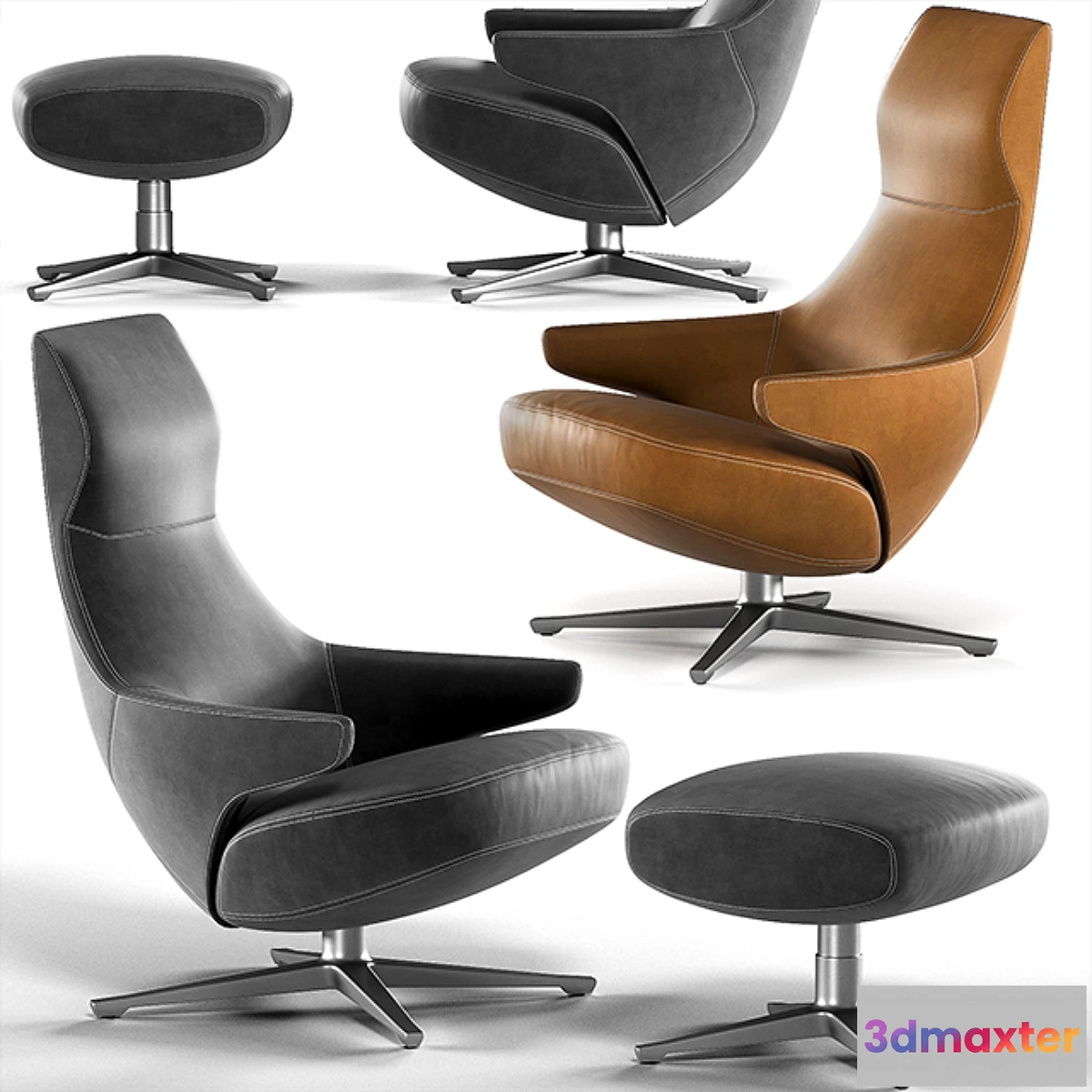 870925 - Jay Lounge Poltrona Frau - No.5