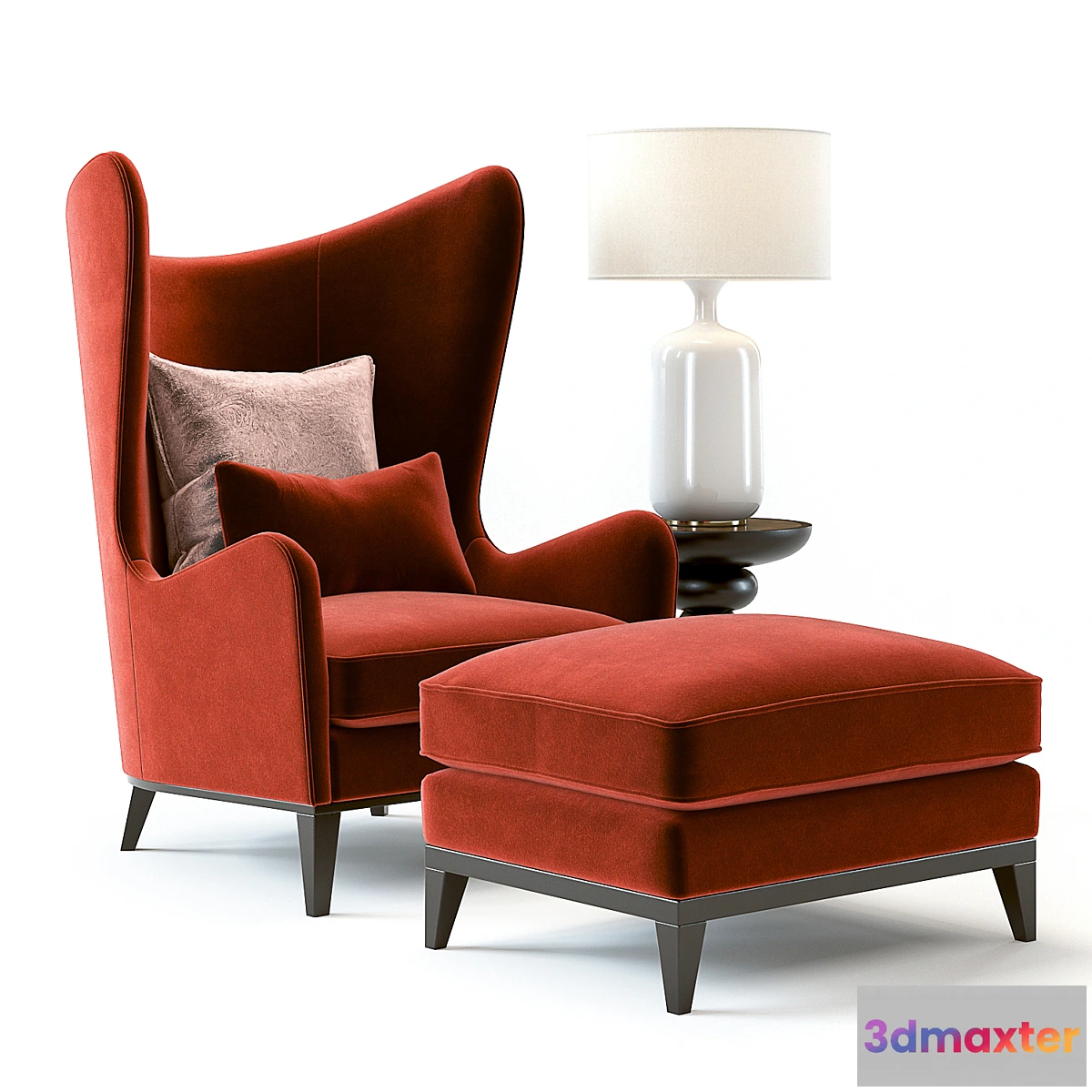 883302 - Monroe Armchair Red - No.6