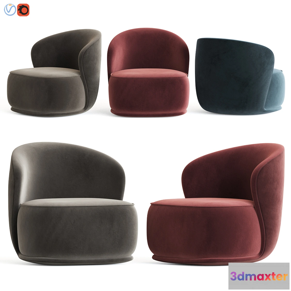 888646 - La Pipe Lounge Chair - No.12