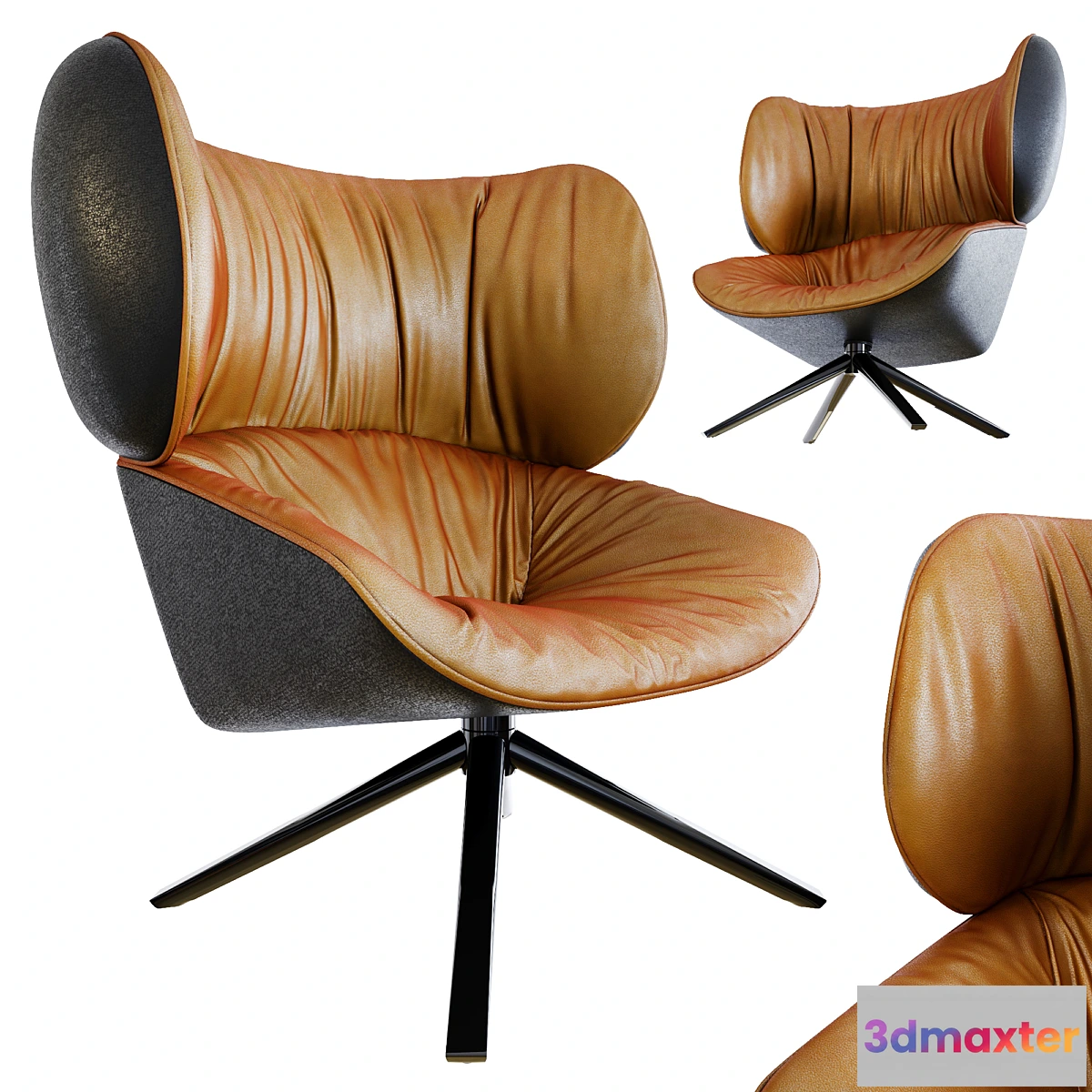 889524 - Tabano Swivel Lounge Chair - No.2