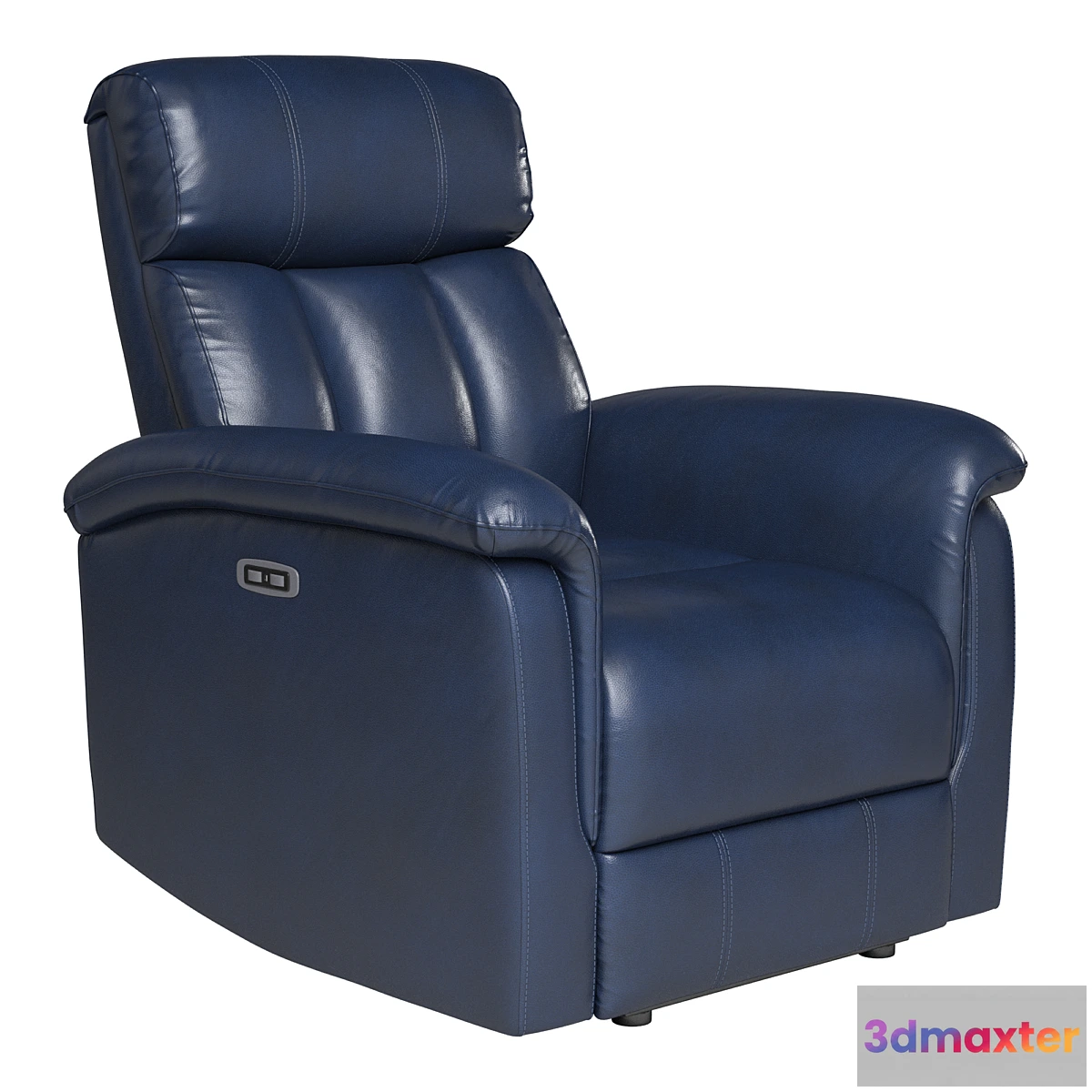 902052 - Recliner Navy Leather - No.3