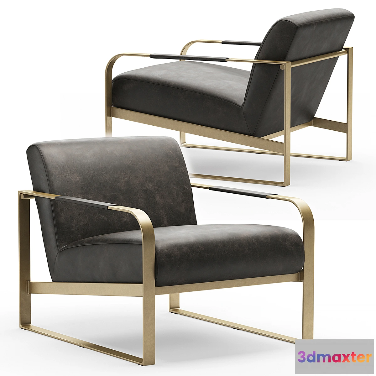 902204 - Jules Leather Chair by Rialto Ebony - No.2