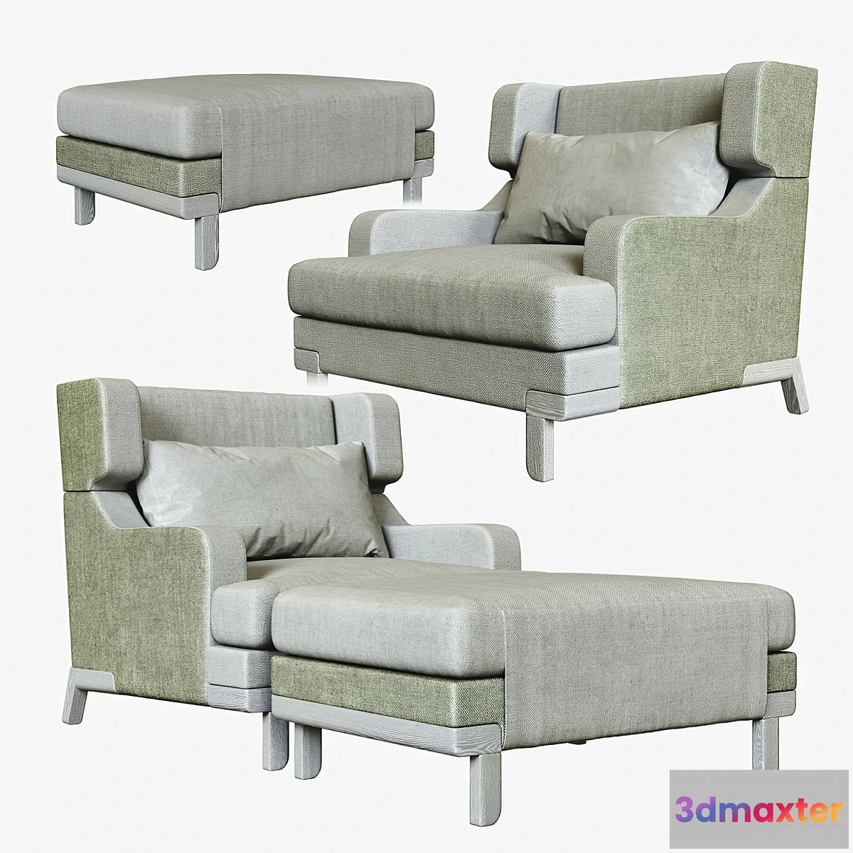 902294 - Fauteuil basil pouf otto - No.2