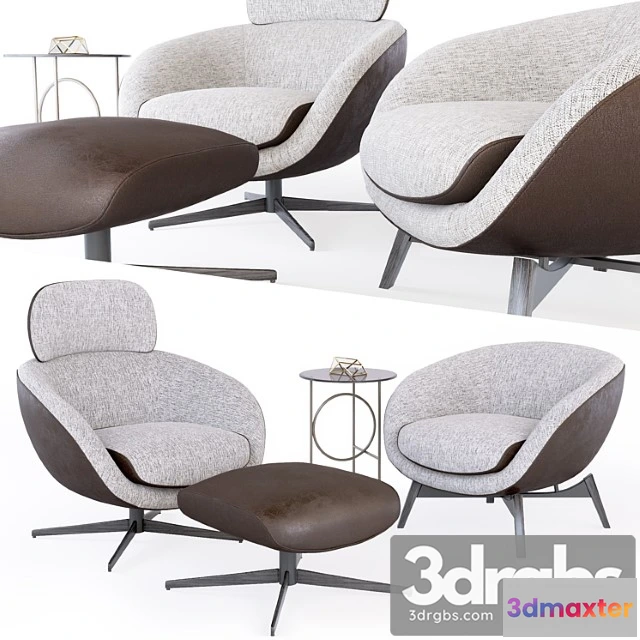 932958 - Armchair Minotti Russell