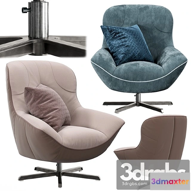 933074 - Armchair Rico King Rom