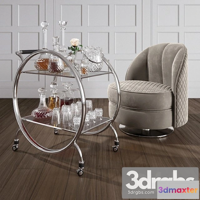 933236 - Art deco bar set