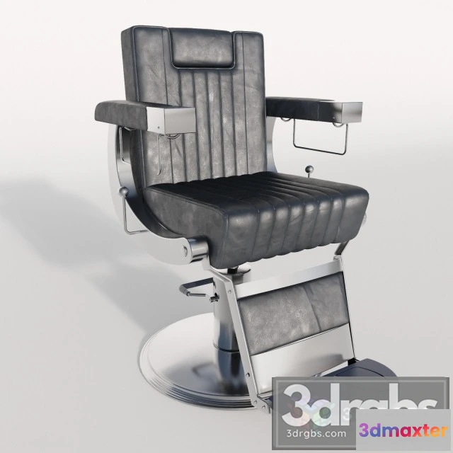 933476 - Barber Leather Black Chair