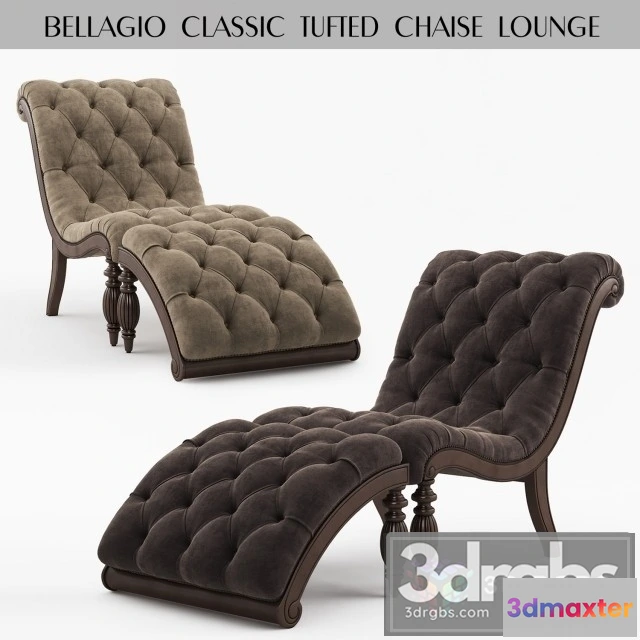 933618 - Bellagio Classic Tufted Chaise Lounge