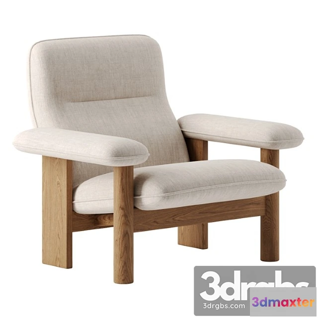 933882 - Brasilia Lounge Chair By Menu
