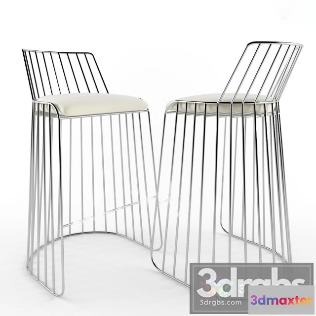 933894 - Bride Veil Bar Counter Stool