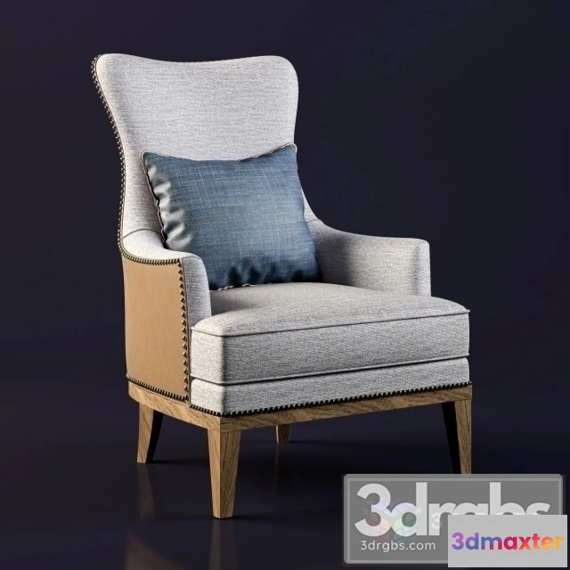 933918 - Bryn Wingback Chair Sam Moore Finish