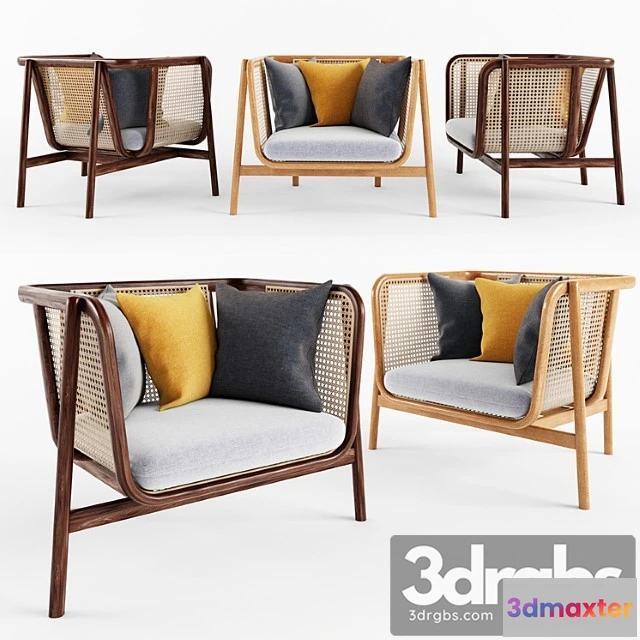 934030 - Cane sofa one seat