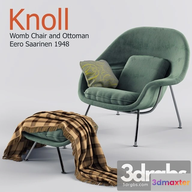 934340 - Chair Womb Chair and O