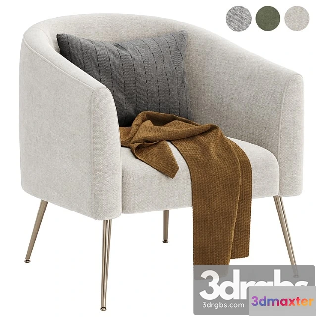 934436 - Chynia Upholstered Barrel Chair