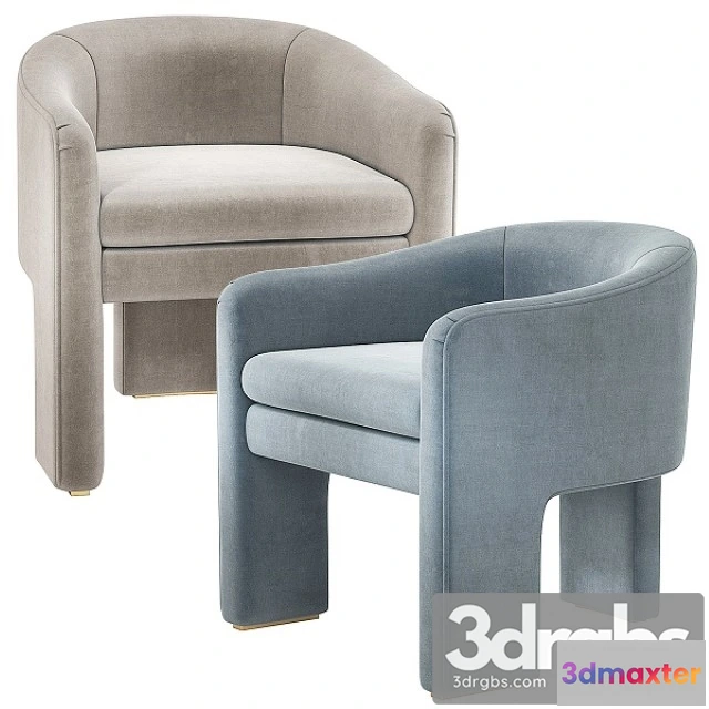 935230 - Eichholtz Pebbles Chair Three Legs