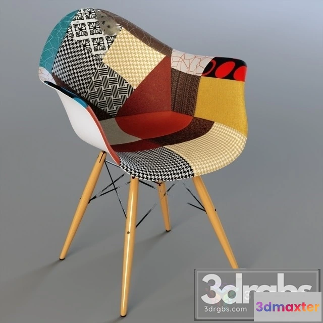 935266 - Eiffel Patchwork Armchair