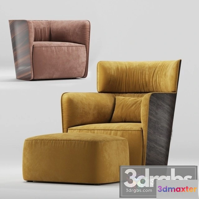 935576 - Flou Soft Wing Armchair