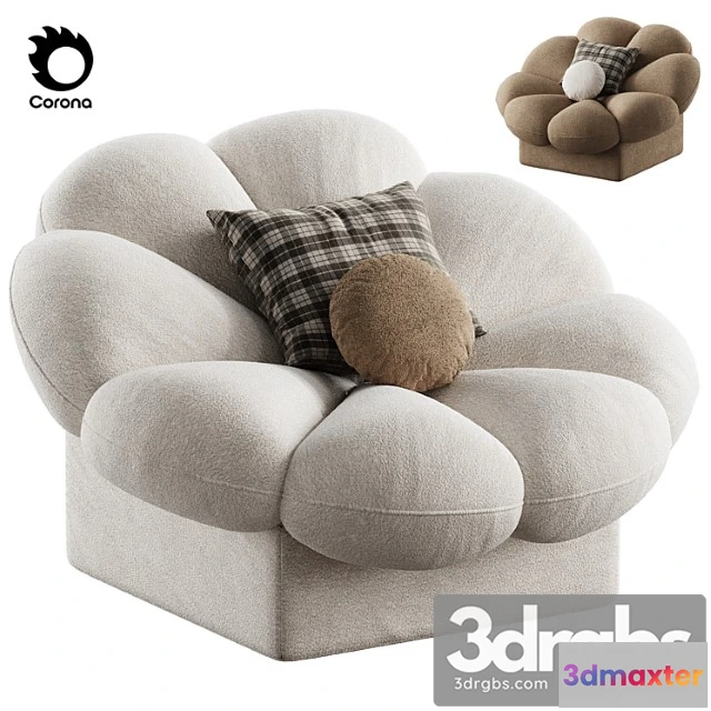 935582 - Flower Shape Armchair