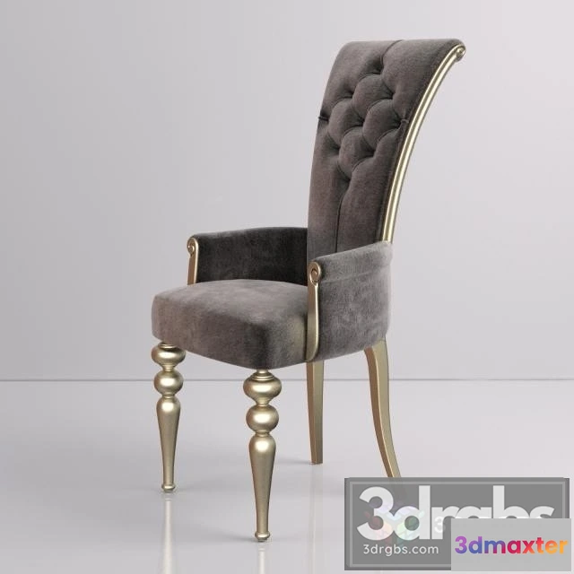 935854 - Gold Armchair
