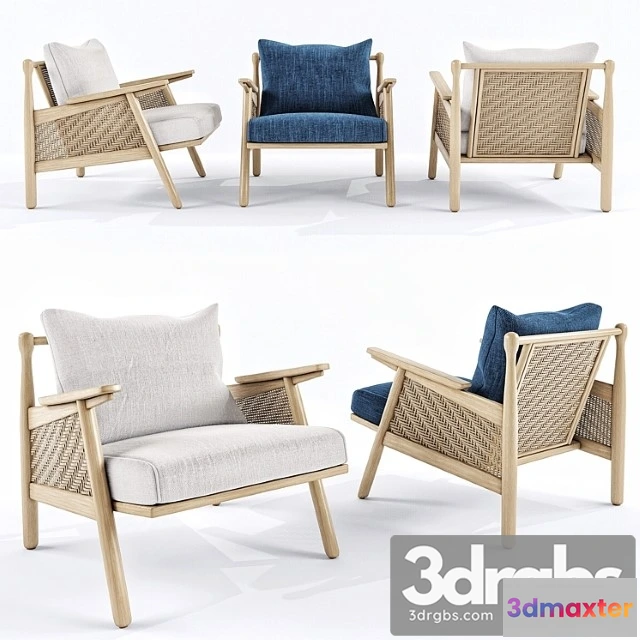 936766 - Linen Cane Chair 1