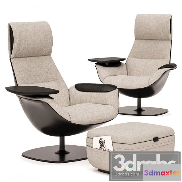 937046 - Massaud Lounge Chair