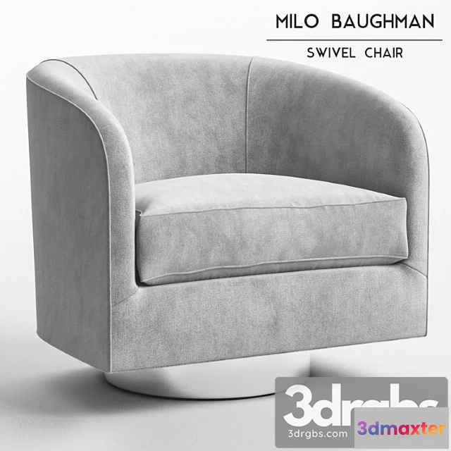 937192 - Milo Baughman Swivel Chair 1